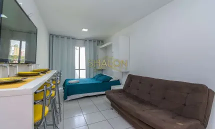 <p>STUDIO SEMI-MOBILIADO, PREDIO COM ELEVADOR, ÓTIMO INVESTIMENTO, CENTRO, CURITIBA, PR</p>