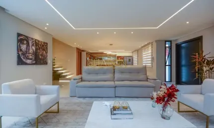 <p>Casa Alto Padrão com Design Moderno em Condomínio Fechado.</p>