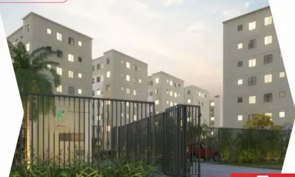 Apartamento com 2 quartos à venda na Avenida Jorge Amado, Limoeiro, Camaçari, 40 m2 por R$ 190.329