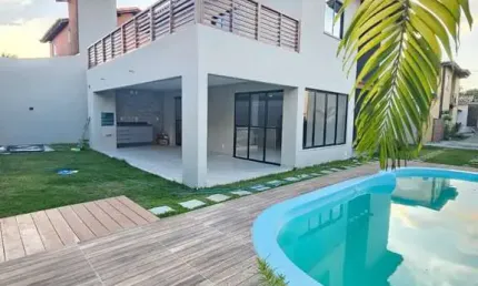 Casa com 5 quartos à venda na Miragem, Miragem, Lauro de Freitas por R$ 990.000