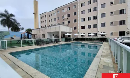 Apartamento com 2 quartos à venda na avenida professor theócrito batista, caji, lauro de freitas, 52 m2 por r$ 165.000
