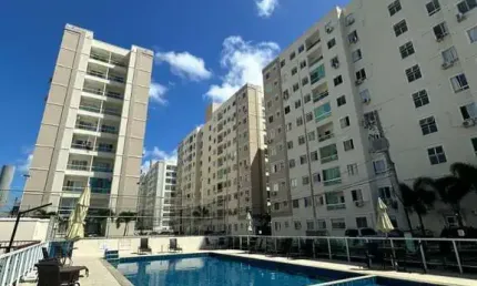 Apartamento com 2 quartos para alugar na r. waldir pires, parque jockey clube, lauro de freitas, 43 m2 por r$ 2.270