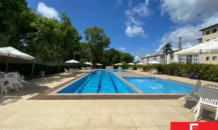Apartamento com 2 quartos à venda na rodovia ba-099 - estrada do côco, abrantes, camaçari, 54 m2 por r$ 280.000