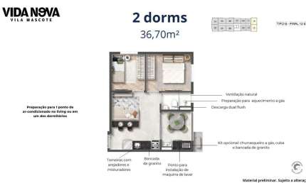 Apartamento à venda na Rua Alba, Conjunto Residencial Jardim Canaã, São Paulo - SP