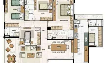 Apartamento à venda na Avenida Vice-Presidente José Alencar, Barra Olímpica, Rio de Janeiro - RJ