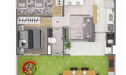 Apartamento à venda na Estrada São Francisco, Parque Taboão, Taboão da Serra - SP