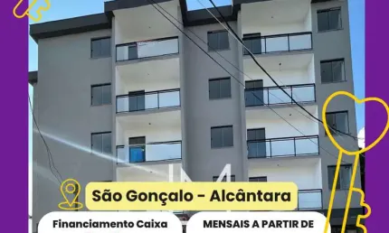 Apartamento à venda na Rua Almirante Barroso, Mutondo, São Gonçalo - RJ