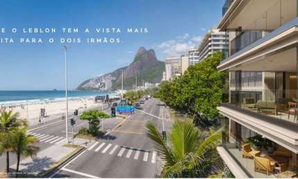 Cobertura à venda na Avenida Delfim Moreira, Leblon, Rio de Janeiro - RJ