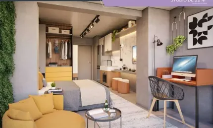 Studio à venda na Avenida Padre Antônio José dos Santos, Campo Belo, São Paulo - SP