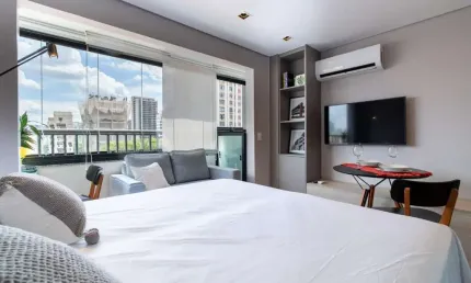 Apartamento para alugar na rua cardeal arcoverde, pinheiros, são paulo - sp