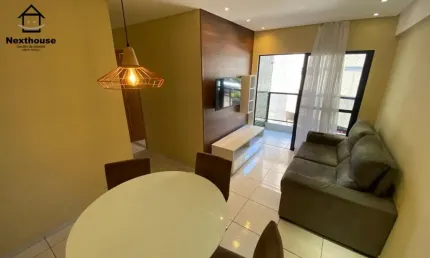 Alugo lindo apt mobiliado em boa viagem com 02 quartos suite