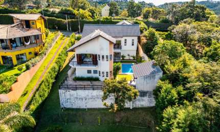 Casa Alto Padrão para Venda em Atibaia, Bairro do Portão, 4 dormitórios, 4 suítes, 7 banheiros, 8 vagas