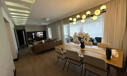 Apartamento de Luxo à Venda na Vila Oliveira, Mogi das Cruzes-SP: 3 Quartos, 3 Suítes, 2 Salas, 5 Banheiros, 2 Vagas, 135m².