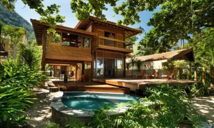 Casa a venda de frente ao mar no litoral de são paulo. casa para venda de frente ao mar em toque toque grande. casa a venda em são sebastião.