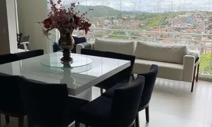Apartamento de alto padrão na Vila Oliveira: 3 quartos, 3 suítes, 3 salas, 6 banheiros, 2 vagas de garagem, 135m². Venha conhecer!