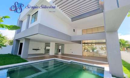Belíssima casa alto padrão no Alphaville Fortaleza com 5 suítes