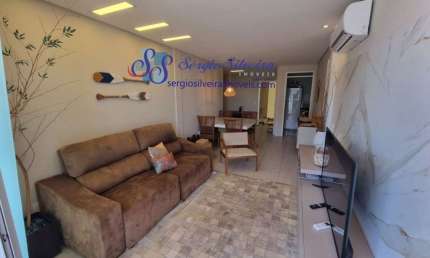 Amplo apartamento mobiliado no Paraíso das Dunas com 2 suítes