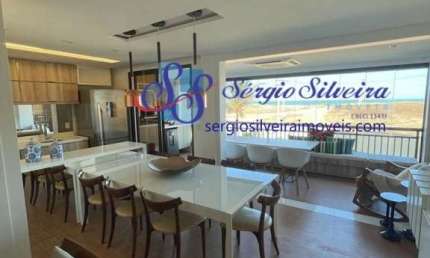 Apartamento mobiliado, nascente e vista mar no Mandara Lanai com 3 suítes