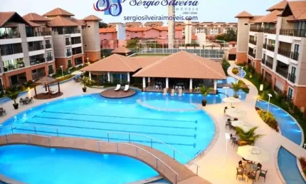 Excelente apartamento mobiliado no Porto das Dunas 2 suítes