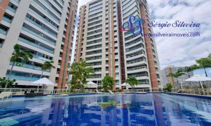 Apartamento nascente e semi mobiliado no Luciano Cavalcante com 3 suítes