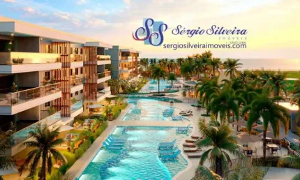 Lançamento!! Belíssimo apartamento no Porto das Dunas com lazer espetacular!