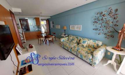 Linda cobertura duplex vista mar no Portamaris Resort