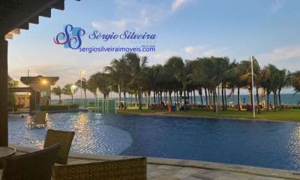 Apartamento nascente com linda vista mar no Aquiraz Riviera.