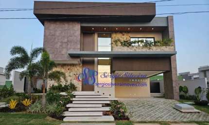Luxuosa casa na Cidade Alpha com 4 suítes e lazer completo!