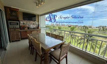 Belíssimo apartamento nascente no Golf Ville Resort mobiliado e vista mar.