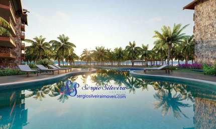 Breve lançamento! Apartamento com linda vista mar e 4 suítes no GOA Beach - Porto das Dunas