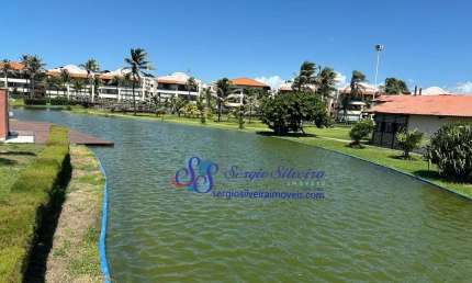 Apartamento amplo com lazer completo no Aquaville Resort, Porto das Dunas.