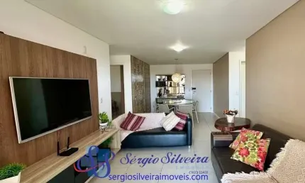 Apartamento nascente, mobiliado e com vista para o mar em Porto das Dunas