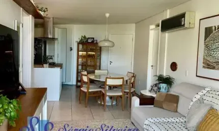 Apartamento nascente e com vista para o mar no Paraíso das Dunas.