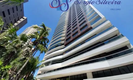 Apartamento de alto padrão com vista mar no Ed. Palmares no Meireles com 4 suítes