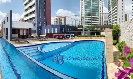 Apartamento no Guararapes 1 por andar, alto padrão 3 suítes