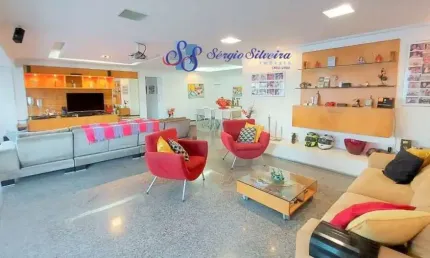 Apartamento na aldeota para venda com 3 suítes,móveis projetdos - cancun