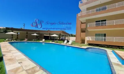 Apartamento no Porto das Dunas nascente total com 2 quartos.