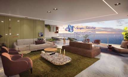 Apartamento de alto padrão com 4 suítes na Beira mar.