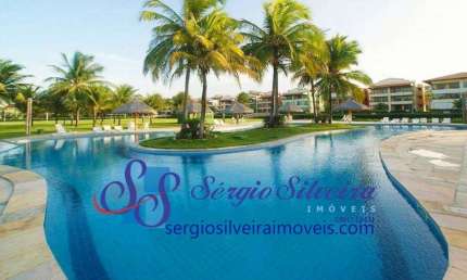 Apartamento no Aquaville Resort Porto das Dunas com 2 suítes, lazer completo