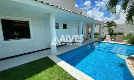 CASA DE ALTO PADRÃO COM 4 SUÍTES PISCINA E ÁREA GOURMET COMPLETA