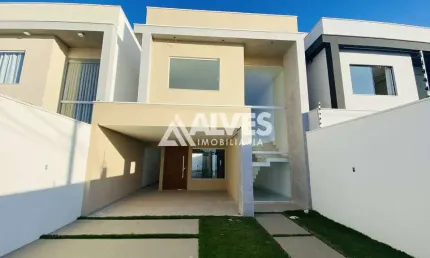 CASA COM 3 SUÍTES E ÁREA GOURMET COMPLETA NO BAIRRO SIM PRONTA PARA MORAR