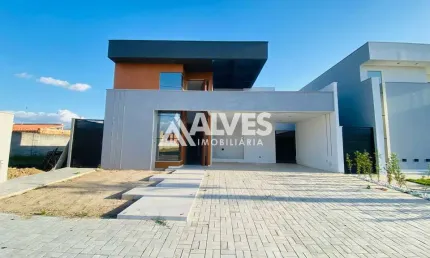 CASA COM 3 SUÍTES E ÁERA COM GOURMET EM CONDOMÍNIO DE ALTO PADRÃO
