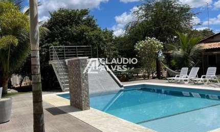 CHACARÁ DE ALTO PADRÃO COM COM 7 QUARTOS E ÁREA DE LAZER COMPLETA 21.790M2