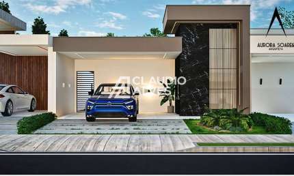 CASA COM 3 QUARTOS SENDO 1 SUÍTE E ÁREA GOURMET EM CONDOMÍNIO