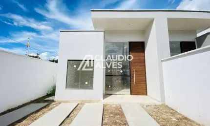 CASA COM 3 QUARTOS SENDO 2 SUÍTES PRONTA PARA MORAR NO BAIRRO SIM