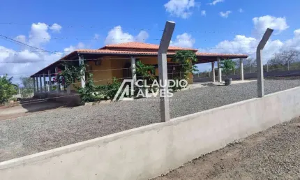 CHÁCARA COM 8 TAREFAS CASA SEDE MOBILIADA 4 QUARTOS SENDO 3 SUÍTES
