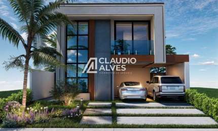 CASA DE ALTO PADRÃO COM 4 SUÍTES PISCINA E ÁREA GOURMET COMPLETA