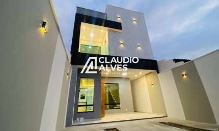 CASA COM 4 QUARTOS, SUÍTE MASTER  E ÁREA GOURMET COMPLETA