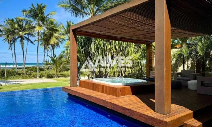 Casa de alto padrão com 7 suítes piscina e área gourmet (porteira fechada )