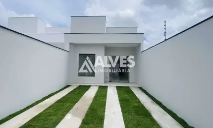 CASA COM 3 QUARTOS SENDO 1 SUÍTE COM ESCRITURA GRÁTIS